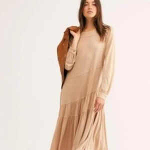 Free People Jilly Midi Knit Dress - M